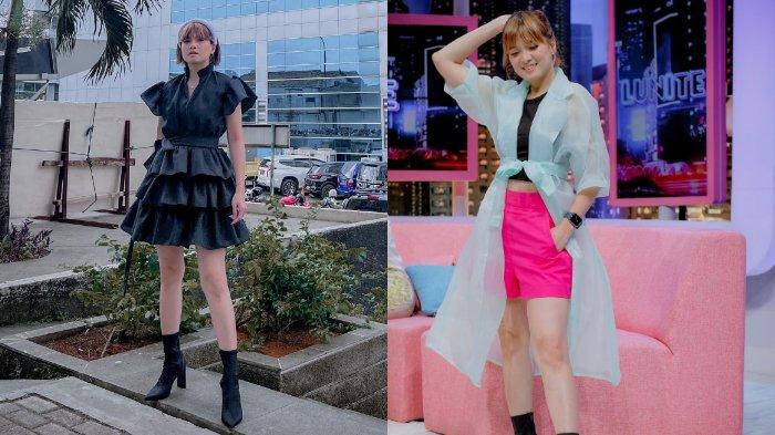 Chika Jessica tampil modis.