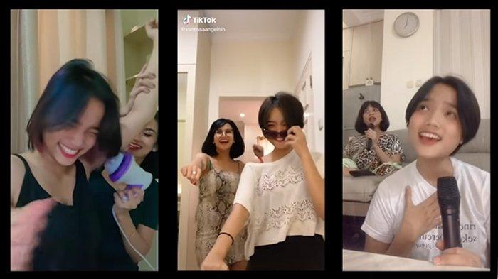 Cuplikan kenangan Fuji bersama Bibi Andriansyah dan Vanessa Angel.