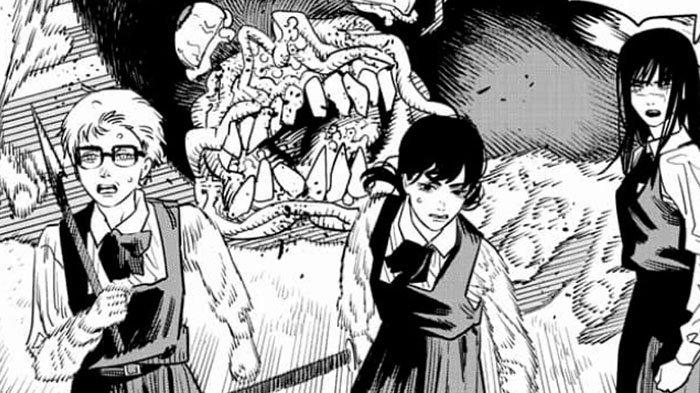 Cuplikan manga Chainsaw Man.