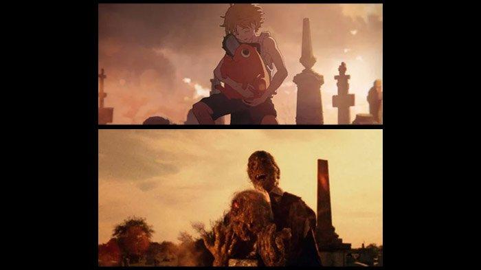 Cuplikan opening anime Chainsaw Man terinspirasi film Texas Chainsaw Massacre.