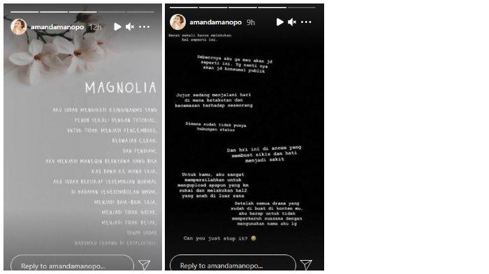 Curhatan Amanda Manopo