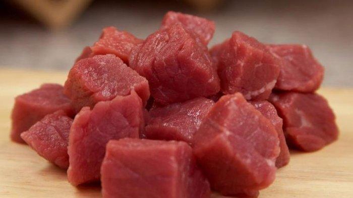 Ilustrasi daging kurban yang sudah dipotong