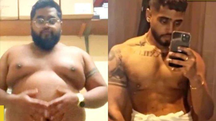 Ditinggal pacar karena gendut, seorang pria tergerak untuk diet hingga berat badannya turun separuh.