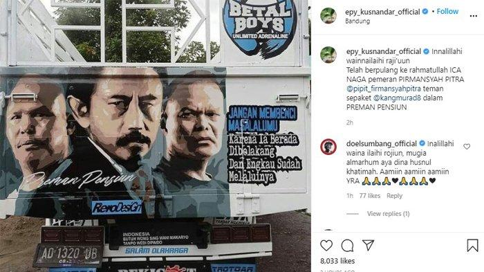 Epy Kusnandar ucap belasungkawa atas meninggalnya Kang Pipit 'Preman Pensiun'