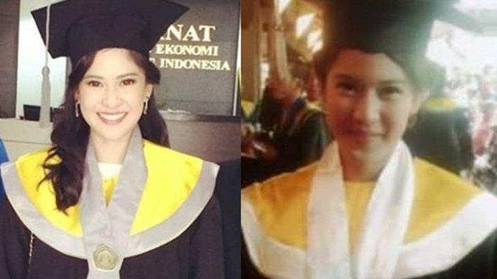 Foto Dian Sastro saat wisuda