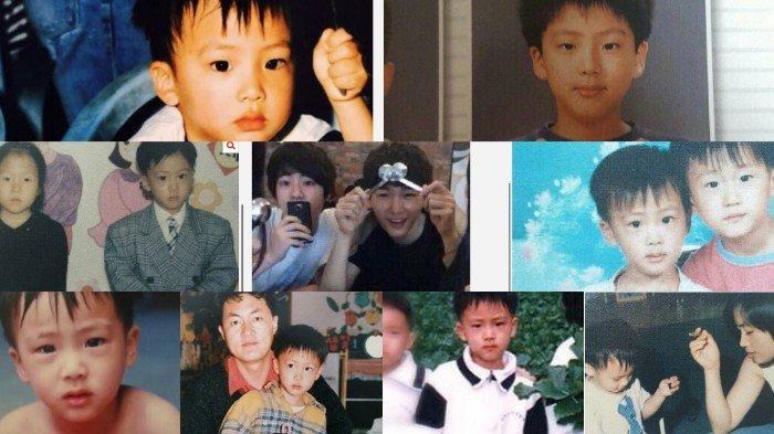 Foto masa kecil Jin BTS