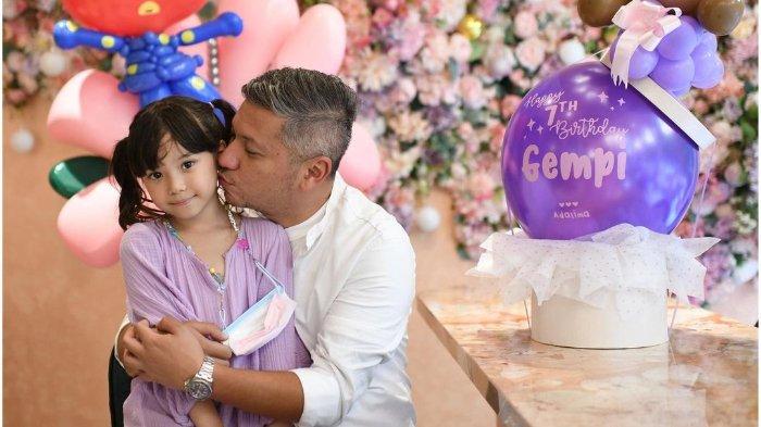Gading Marten dan Gisel rayakan ulang tahun Gempi bersama.