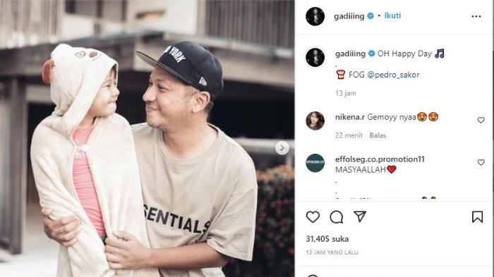 Gading Marten di Bali bersama Gempi.