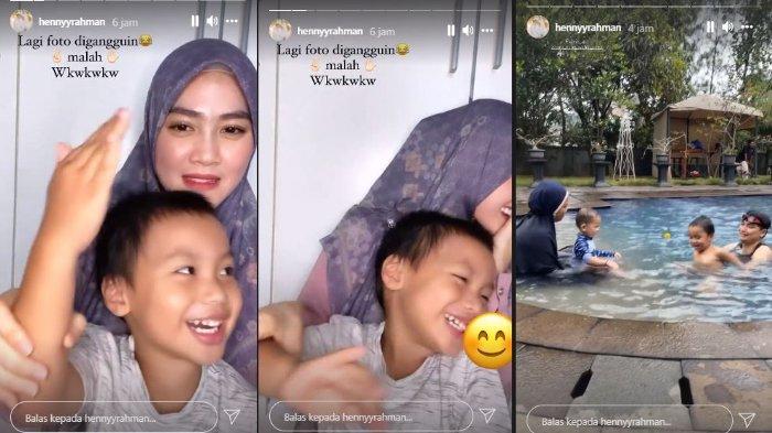 Henny Rahman mengunggah momen kebersamaannya dengan Yusuf