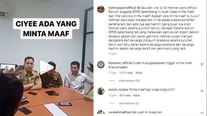 Hotman Paris laporkan DPRD Palembang yang pukul wanita di SPBU