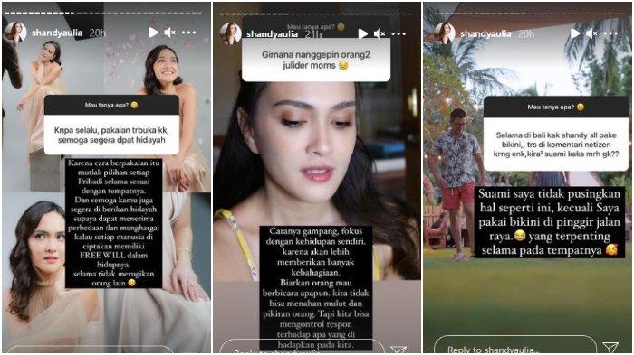 Instastory Shandy Aulia