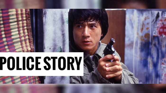 Jackie Chan di film Police Story (1985)