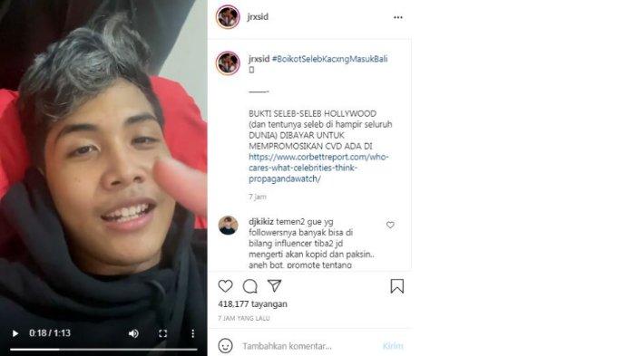 Jerinx SID unggah video Bintang Emon soal 'diendorse' Covid-19