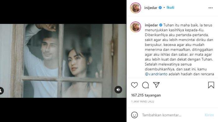 Jessica Iskandar bagikan video romantis dengan Vincent Verhaag.