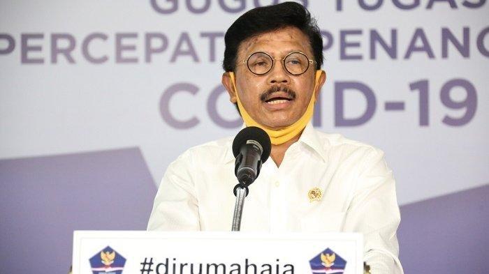 Menteri Komunikasi dan Informatika (Menkominfo) Johnny G Plate.