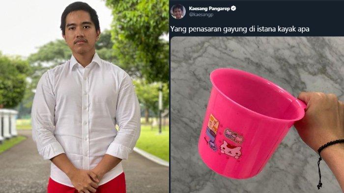 Kaesang Pangarep pamer barang dapur istana
