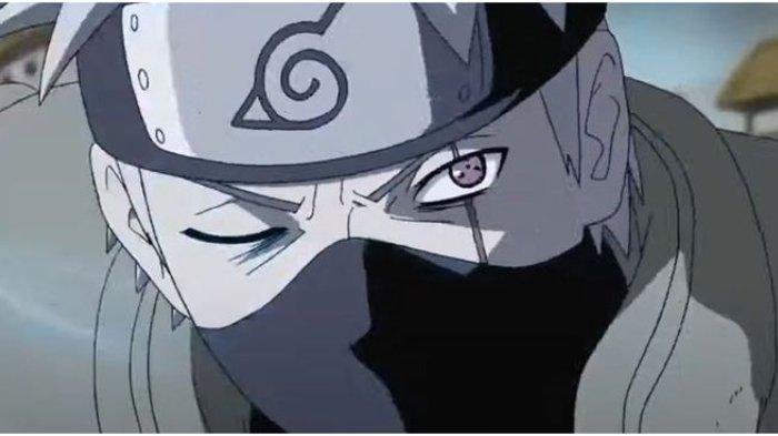 Kakashi Hatake dari anime Naruto.