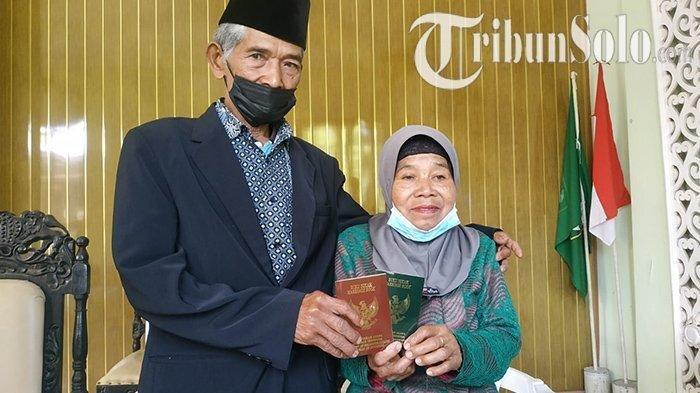 Kakek berusia 93 tahun menikahi nenek berumur 70 tahun