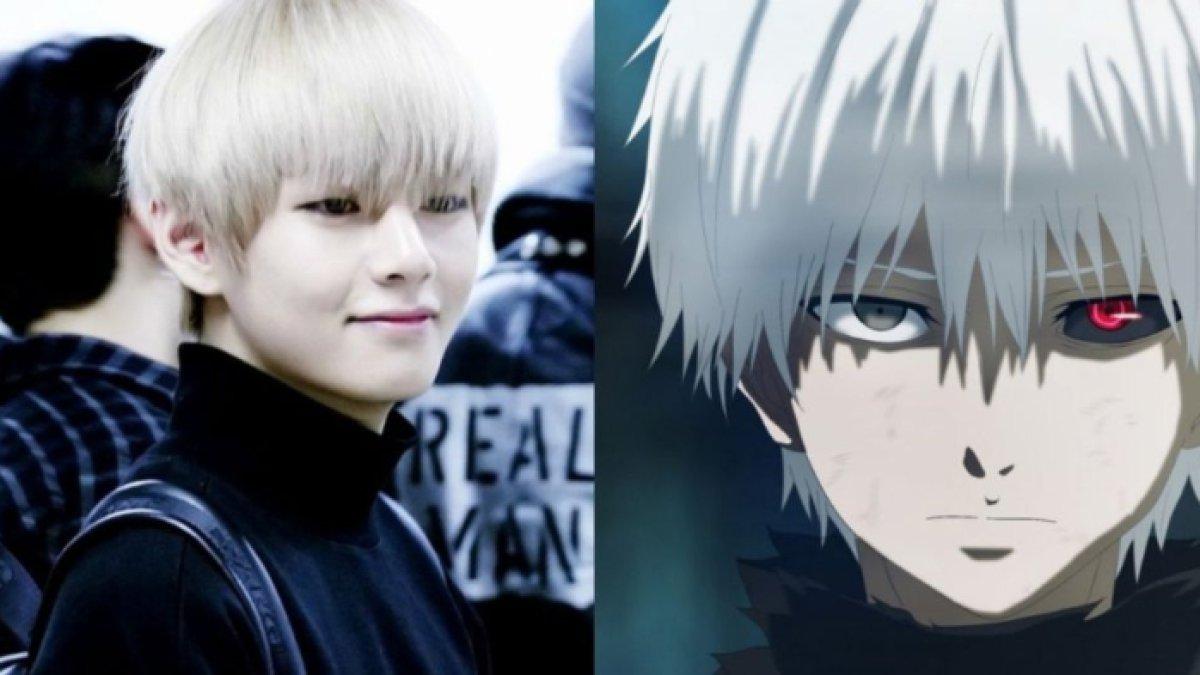 Kaneki mirip V BTS