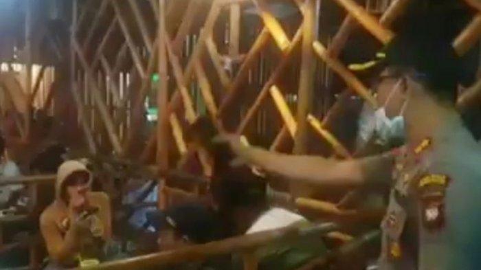 Ilustrasi Tangkapan layar video Kapolres Kubu Raya AKBP Yani Permana saat merazia warkop Pontianak Minggu (22/3/2020).