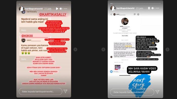 Kartika Putri ngotot lapor polisi lantaran Habib Usman ikut terseret
