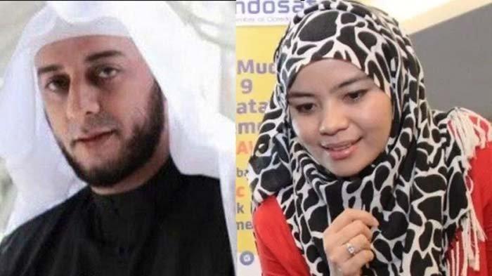Syekh Ali Jaber dan istri keduanya, Deva Rachman.