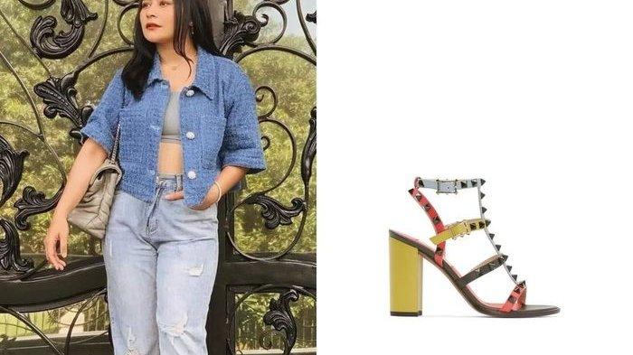 Koleksi high heels mewah brand Valentino milik Prilly Latuconsina