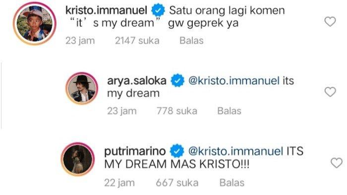 Komentar Kristo Immanuel menarik banyak perhatian