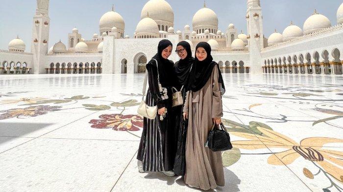 Laudya Cynthia Bella sedang berlibur ke Abu Dhabi.