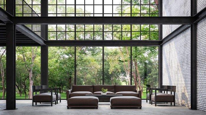Ilustrasi desain interior rumah.