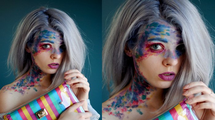 Ilustrasi kreasi face painting