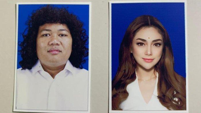 Marshel Widianto pamer foto berlatar biru dengan Celine Evangelista
