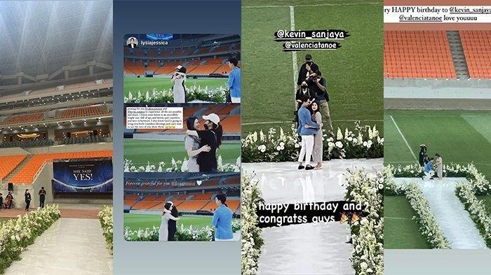 Momen Kevin Sanjaya lamar Valencia Tanoesoedibjo di JIS