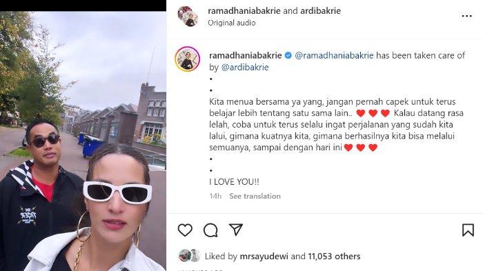 Nia Ramadhani ungkap isi hati terdalamnya untuk suami.
