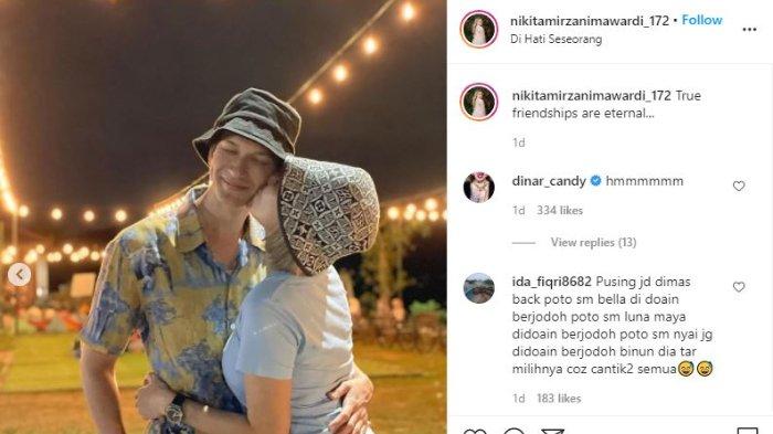 Nikita Mirzani cium pipi Dimas Beck.