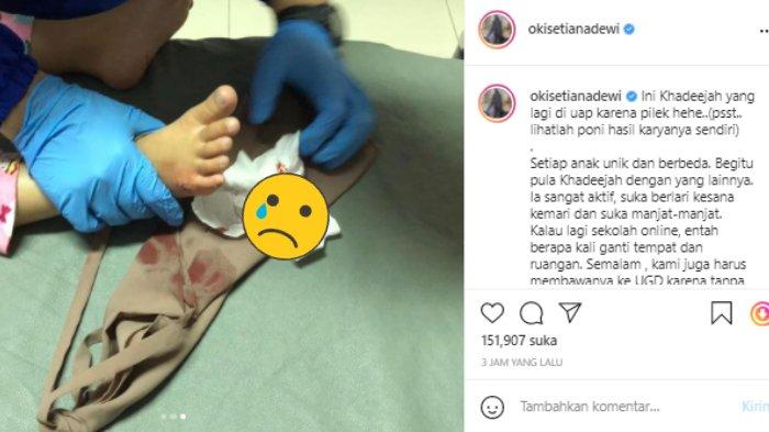 Oki Setiana Dewi kabarkan anak keduanya sempat dilarikan ke UGD