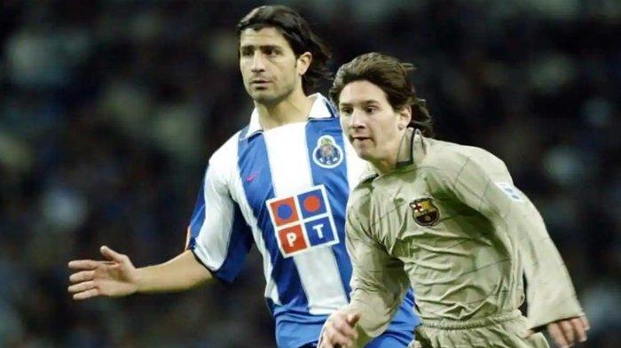 Penampilan debut Lionel Messi di Barcelona.
