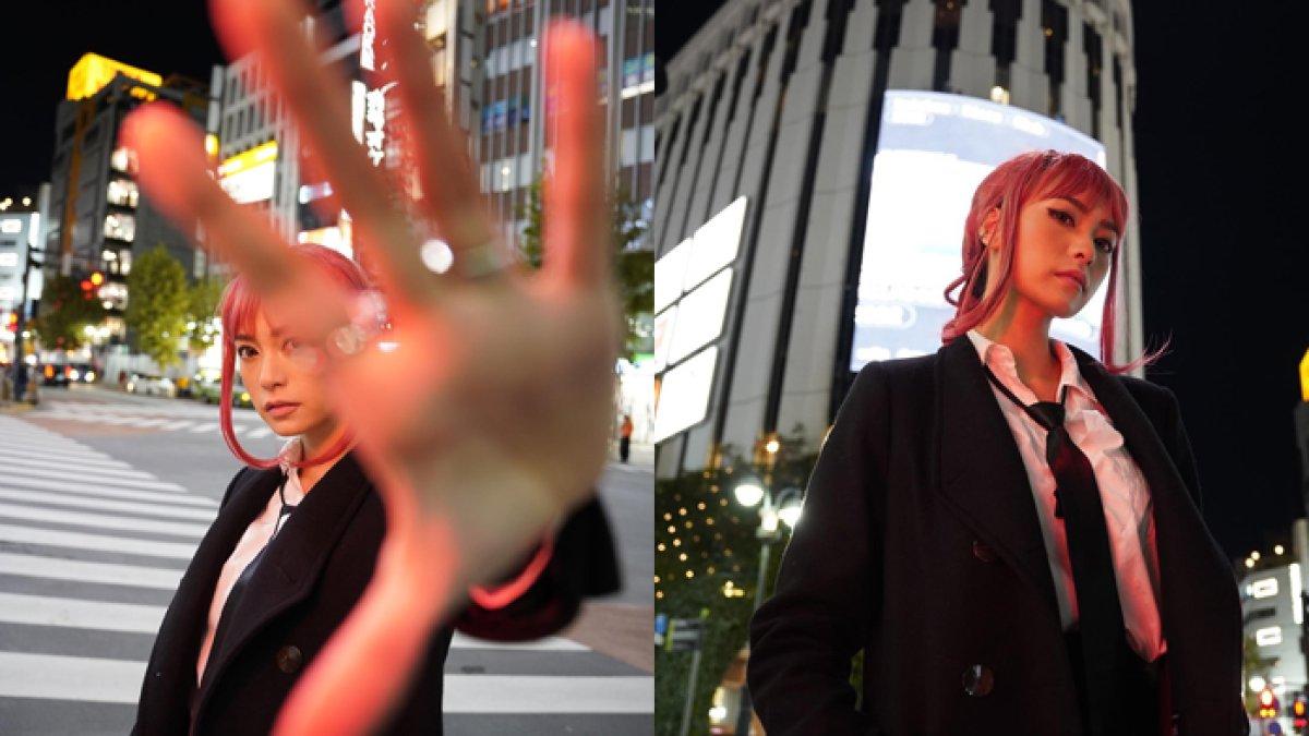 Potret Tamara Dai cosplay jadi Makima Chainsaw Man.