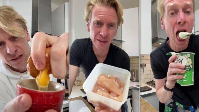 VIRAL Pria Dijuluki 'Perut Titanium' Sebab Selalu Makan Makanan