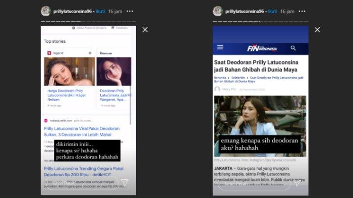 Prilly Latuconsina tanggapi soal namanya ramai dibahas gegara deodoran Rp 200 ribu