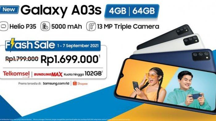 Promo Flash Sale Samsung Galaxy A03s
