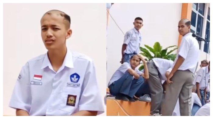 Razia rambut di sekolahan yang menimbulkan kecaman dari netizen.