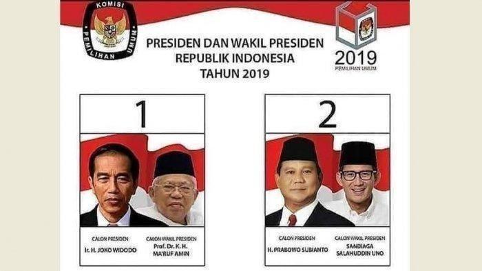 Real count Pilpres 2019 Jokowi vs Prabowo versi KPU hari ini