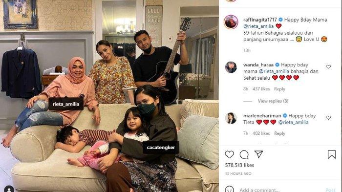 Rieta Amilia ulang tahun ke-59