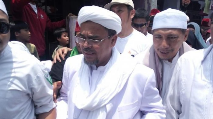 Pimpinan Front Pembela Islam Rizieq Shihab