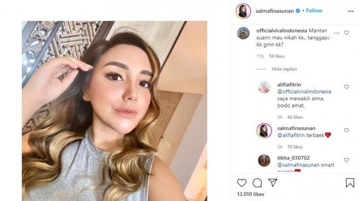 Salmafina Sunan tanggapi kabar Taqy Malik menikah