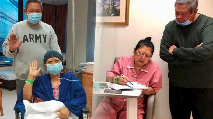 SBY setia menemani Ani Yudhoyono saat menjalani perawatan di rumah sakit