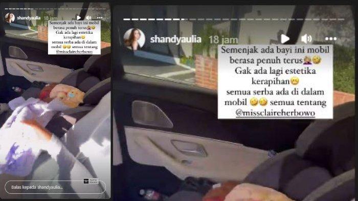 Shandy Aulia ungkap isi mobilnya setelah mempunyai anak
