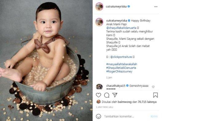 Shaquille Kaili Danuarta berulang tahun ke-1