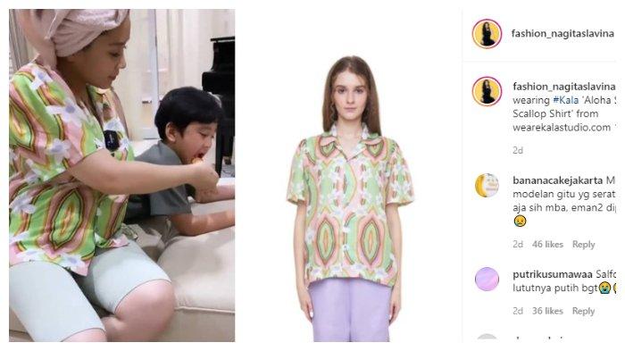 Shirt santai Nagita Slavina